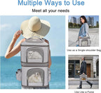Detachable Double Pet Carrier Backpack - Image 7