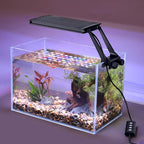 hygger Clip On 24/7 Lighting Aquarium LED Light, Sunrise-Daylight-Moonlight and by hygger