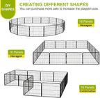 BestPet Dog Playpen 24 Inch 16 Panels Heavy Duty Metal Pet Exercise Pen Indoor - Image 4