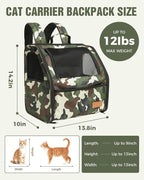 PETUX Cat Backpack Carrier for Small Cat ＆ Dog up to 12 lb - Image 2