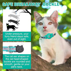 Airtag Cat Collar Breakaway, Reflective Kitten Collar - Image 2