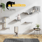 NUNU LAB Cat Wall Shelves, Indoor Cat Furniture - Image 4