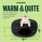 Cattasaurus Peekaboo Cat Cave Donut - Image 6