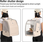 Bird Carrier Backpack, Portable Travel Bird Cage - Image 5