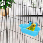 Hypeety Bird Bath with Mirror Portable Bird Bath Bird Bathroom - Image 6