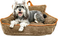 Orthopedic Dog Bed with Memory Foam, Washable Plush Pet Bed by Unknown