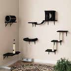 NUNU LAB Cat Wall Shelves Set, Scratching Post, Wall Shelves - Image 7
