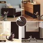 Cat Scratch Mat, 118.5"x15.9" Trimmable Self-Adhesive Cats Scratch Carpet - Image 8