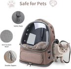 Cat Backpack Carrier for Cats and Small Dogs, Breathable Cat Bubble Backpack - Image 4