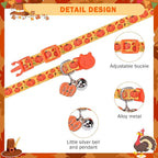 SCENEREAL Fall Thanksgiving Cat Collar Breakaway Girl Boy, Safety Buckle Soft - Image 4