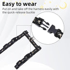 PUPTECK Adjustable Cat Harness and Leash Set Escape Proof Kitten Strap Collar - Image 4