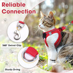 Cat Vest Harness and Leash Set for Walking Escape Proof, Adjustable Kitten - Image 6