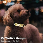 Reflective Dog Collar for Large Dogs, Cute Flower Theme Adjustable Heavy-Duty - Image 3