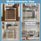 Narrow Baby Gate 24 to 29 Inch Wide Pet Gate Pressure Mounted No Drill Safety - Image 7