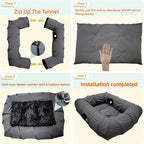 XxingSheep 4 Ways Shuttled XL Cat Tunnel Bed - Image 6