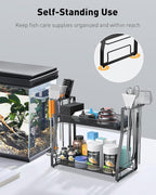 Pawfly Aquarium Tool Organizer, Detachable Metal Fish Tank Accessory Organizer - Image 6