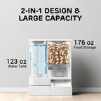 iPettie FW54 5G/2.4GHz WiFi Automatic Feeder and Waterer 2-in-1 Set - Image 3