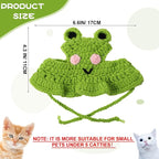 Charming Cat Hat Small Cartoon Themed Knit Cute Cats Bonnet Soft Festive Cats - Image 2