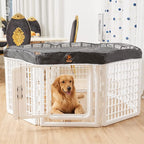 PJYuCien Dog Playpen Mesh Top Cover, Fits 24 Inch 8 Panels Regular Octagon - Image 6