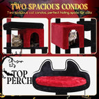 Globlazer Heavy Duty Gothic Cat Tree, 72in Large Cat Tower - Image 3