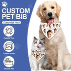 Funny Personalized Dog Bandana Custom Face Design, Custom Dog Bandana - Image 2