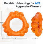Indestructible Dog Chew Ring Toys - Image 2