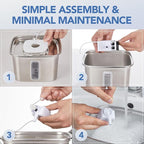 Veken Cat Water Fountain Filters, 16 Pack Replacement Filters & 16 Pack - Image 3