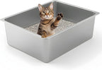 Kirecoo Stainless Steel Cat Litter Box by Kirecoo