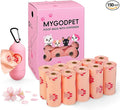 Dog Poop Bags Rolls with Dispenser 150 Count Biodegradable Poop Bags by MYGODPET