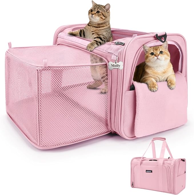 MIDOG Cat Carrier Soft for Small to Medium-Sized Cats, TSA Airline Approved by MIDOG
