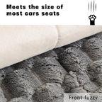 Non-Slip Dog Bed Mat for Car, Fuzzy Backseat Pet Mat, Travel Pet-Friendly Seat - Image 5