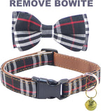 Yizepet Dog Collar and Leash Set-Plaid Puppy Collar - Image 2