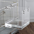 Hanging Bird Bath Cube Bird Bathtub Bath Shower Box Bowl Cage Accessory - Image 7