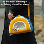 ABLAZEZAI Guinea Pig Carrier, Small Animal Snake Travel Bag, Breathable Outdoor - Image 8