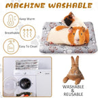 Tuanse 4 Pack Ultra Soft Dog Cat Bed Mat Small Animal Guinea Pig Bed - Image 4