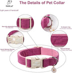 Cute Corduroy Dog Collar - Image 3