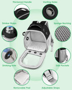 Guinea Pig Carrier Backpack, Portable Rabbit Travel Carring Bag - Image 2