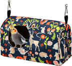 ShuRung Parrot Cockatiel Warm House Bird Nest Bed Winter Hanging Hammock Birds by PetToysSupplies