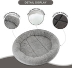 Enjoying Plush Cat Bed Mat, 15.75" Round, Self Warming Dog Bed - Image 5