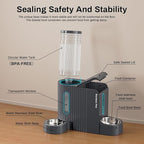 Gardner Pet Automatic Gravity Cat Food Feeder and Water Dispenser Stainless - Image 8
