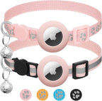 2 Pack Airtag Cat Collar Breakaway by LAFAYIspecializesinpetcollars