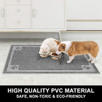 Pet Feeding Mat for Large Dogs and Cats 35" x 25" Flexible and Waterproof Dog - Image 7