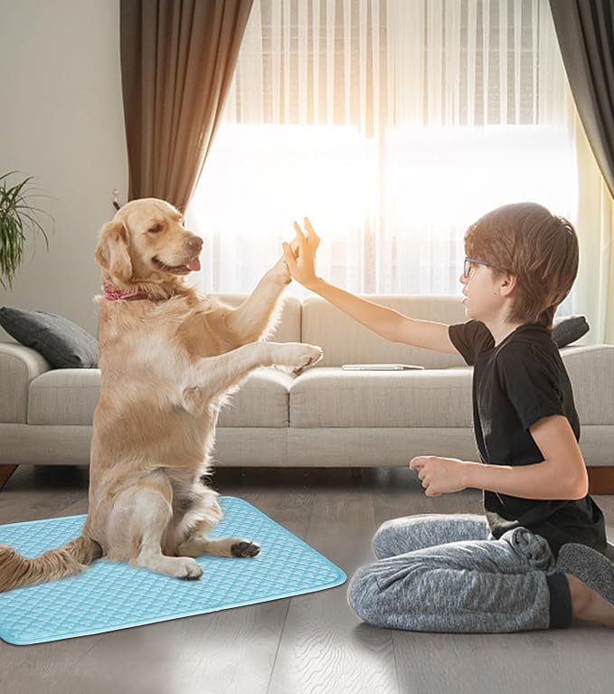 SOMOYA Upgrade Self-Cooling Mat Thicken Dogs Cooling Mat Washable Non-Slip Pet - Image 10