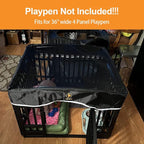 PJYuCien Dog Playpen Mesh Top Cover, Fits 36 Inch 4 Panels Regular Square - Image 2