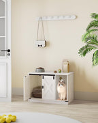 Cat Litter Box Enclosure, Hidden Litter Box Cabinet Furniture - Image 9
