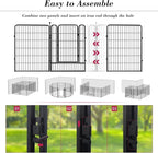 Dog Playpen Outdoor 40 inch 16 Panels Indoor Dog Pen - Image 6