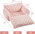 Hollypet Cat Bed Fluffy Plush Mutifuctional Double-Layer Soft Pet Couch - Image 3