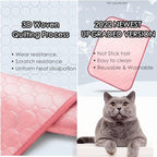 SOMOYA Dog Self Cooling Mat, Pet Washable Cooling Pad Blanket, Ice Silk Sleep - Image 4