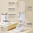 CZPET Dog Water Bowl Dispenser, 7L Automatic Dog and Cat Water Dispenser - Image 6