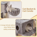 Heybly Cat Tree, 49.2 Inches Cat Tower - Image 5